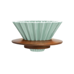 ORIGAMI Dripper S with Wooden Holder (Matt Beige), , large