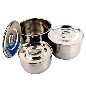 Stainless Steel Pots 18 20 22cm