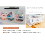 【Y HOUSE】Large-mouthed transparent white storage box Plastic storage box-large, , large
