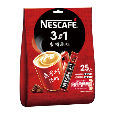 雀巢咖啡三合一香滑原味 15gx25