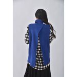 (S) 【德馨私服】xinyuanfushi質感兩件式藍色長袖上衣二手衣, , large