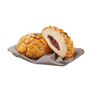 Red bean Melon Bread