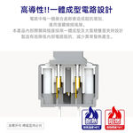 SUPER&CELL 1 on 2 plugs 2P small wall plug SNB627, , large