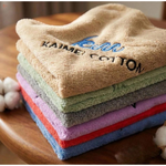 [Kaimei Cotton Industry] 10 randomly selected top-quality ultra-thick microfiber water-absorbent soft square towels. Patented open fiber yarn microfiber square towels, , large