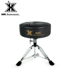 KHK DT1000C-BOK 強化鼓椅 黑底黑標款【敦煌樂器】