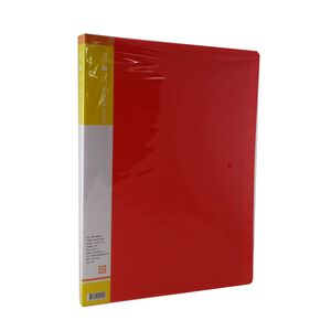 【箱購】高級20頁資料冊(36入/箱)-紅色