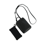 LONGCHAMP Le Pliage Xtra XS 小牛皮拉鍊迷你手提/斜背二用包/黑色, , large