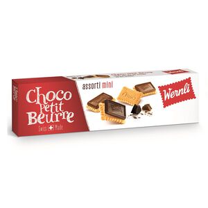 瑞士Wernli 迷你巧克力方塊奶油餅乾綜合包