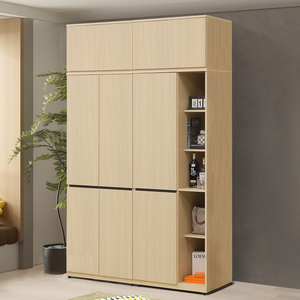 【Homelike】喜家居5x8尺組合衣櫃(含被櫃)(2501)