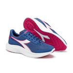 DIADORA迪亞多那 義大利進口 輕量運動慢跑鞋 女運動鞋 女鞋 EASY RUN 避震 穩定 耐磨 止滑 黑 藍, , large