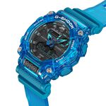 CASIO 卡西歐 G-SHOCK 炫彩音浪 工業風雙顯手錶-科技藍 GA-900SKL-2A, , large