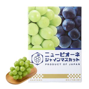 日本岡山晴王麝香葡萄(每盒約500G)