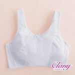 可蘭霓Clany無痕透氣無鋼圈無感少女S-Q/2XL成長型內衣 6988-61 雲朵灰 胸衣學生背心透氣加大尺碼, , large