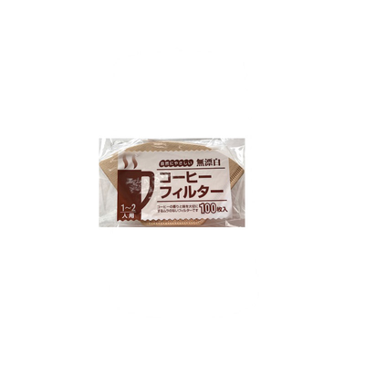 [日本製 扇形咖啡濾紙 1-2人100入] JA-P-010-101