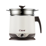 【MOLIJIA】2.2L Instant Hot & Multifunctional Electric Cooker + M0819 Three-Piece Separable Steamer Set - Crescent White, , large