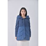 (S) gozo羽絨連帽藍色外套二手衣, , large