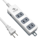[寶旺旺]威電 2孔3插座 掛壁式 延長線(過載斷電 電源線組)CK-2031, , large