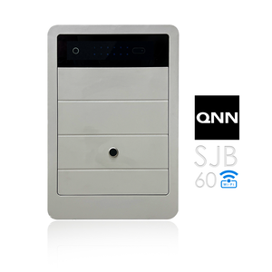 【QNN巧能】熱感應觸控指紋/密碼/鑰匙智能數位電子保險箱/櫃(SJB-60)