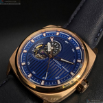 [星晴錶業]GiorgioFedon1919手錶,46mm,GF00009寶藍色錶面玫瑰金錶殼寶藍真皮皮革錶帶款, , large