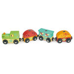 Mentari 恐龍小火車(木製玩具/磁吸式), , large