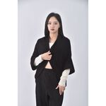 (XL) 質感黑色罩衫二手衣, , large