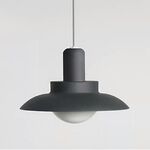 【H&R安室家】 20x13cm小款 LED北歐吊燈 ZA0108, 黑, large
