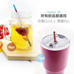 【純鈦細吸管 霧金色】21.5cm 鈦 吸管 環保吸管 旅行吸管, , large