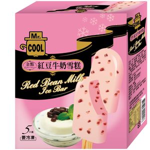 MR.COOL金點雪糕-紅豆牛奶(每盒350g/5入)