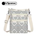 |快速出貨|Lesportsac 3 Zip Crossbody 三層拉鍊斜背包 手機包/ 大馬士革窗花, , large