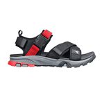 DIADORA迪亞多那 步行者兩棲涼鞋 男鞋 簡約素色 水陸兩用 插扣 魔鬼氈 耐用 減震 吸衝 柔軟 耐磨 灰桔 黑紅, , large