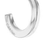 Calvin Klein CK TWISTED RING 扭紋環形耳環 送禮推薦-銀 35000310, , large