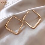 【Gulicc 】古莉可 耳環 金色素圈大耳環, , large