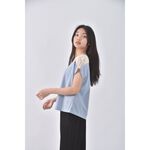 (S) blue ribbon韓牌無袖氣質藍色上衣二手衣, , large