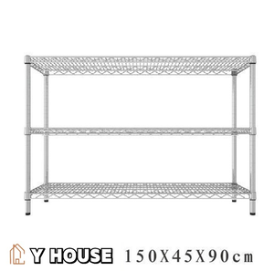 【Y HOUSE】150x45x90公分 荷重型三層鐵架 耐重層架 荷重型鐵力士架