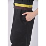 (S) marni質感黑色綁帶洋裝二手衣, , large