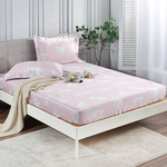 【Betrise】Jumping cat | C Energy Series 100% Austrian Tencel™ Light-quenched Graphene Four-piece Duvet Bedding Set-Double, , large