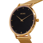 [MEDOTA] Mini Chica minimalist 36mm dial mesh band ladies watch-Gold / LH-10305, , large