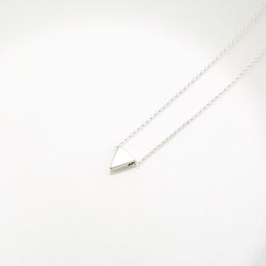 【Angel & Me】Simple Triangle s925 sterling silver necklace Birthday gift