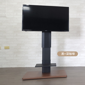 H&R安室家】24~58吋適用 台製氣壓式升降電視架(電視立架/落地架/螢幕支架/移動電視架)