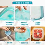 [JC ECO BELIEVER] Eco Believer鉑金食品級矽膠保鮮盒 台灣食藥署合格 保鮮盒 折疊保鮮盒 折疊便當盒 微波保鮮盒 矽膠便, , large