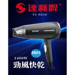 DASHIN 1400W Professional Hair Dryer Ultra Quick Dry Low Magnetism Cyclone Fan TS-6626, , large