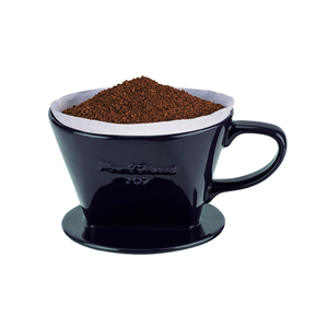 PEARL HORSE Ceramic Coffee Dripper for 2–4 Cups – Black (JA-001-102-C-B)