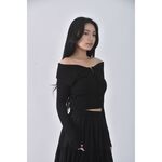(S) 【安于晴Charlene私服】bershka質感修身短版黑色外套二手衣, , large