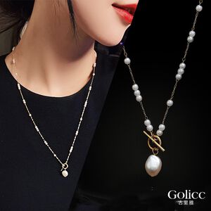 【Gulicc】古莉可 項鍊 巴洛克 淡水珍珠 長款項鍊