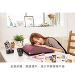 ｜枕心可水洗｜4D空氣纖維舒腰枕(黑)  頭枕 椅靠枕 超透氣, , large