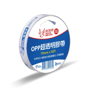 【四維】鹿頭牌 OPP超透明膠帶 19mm X 40Y / 捲 PPS7