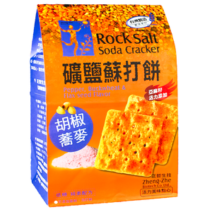 正哲礦鹽蘇打餅-胡椒蕎麥風味-380g