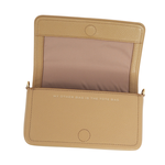 MARC JACOBS 粒面皮革迷你斜背包WOC/手拿包/駝色, , large