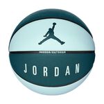 NIKE JORDAN ULTIMATE 2.0 8P 籃球 7號球 比賽 訓練 耐用 橡膠 深溝 精準控球 藍綠黑紅, 黑紅, large