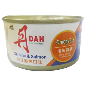 DAN Sardine  Salmon Cat Can 185g